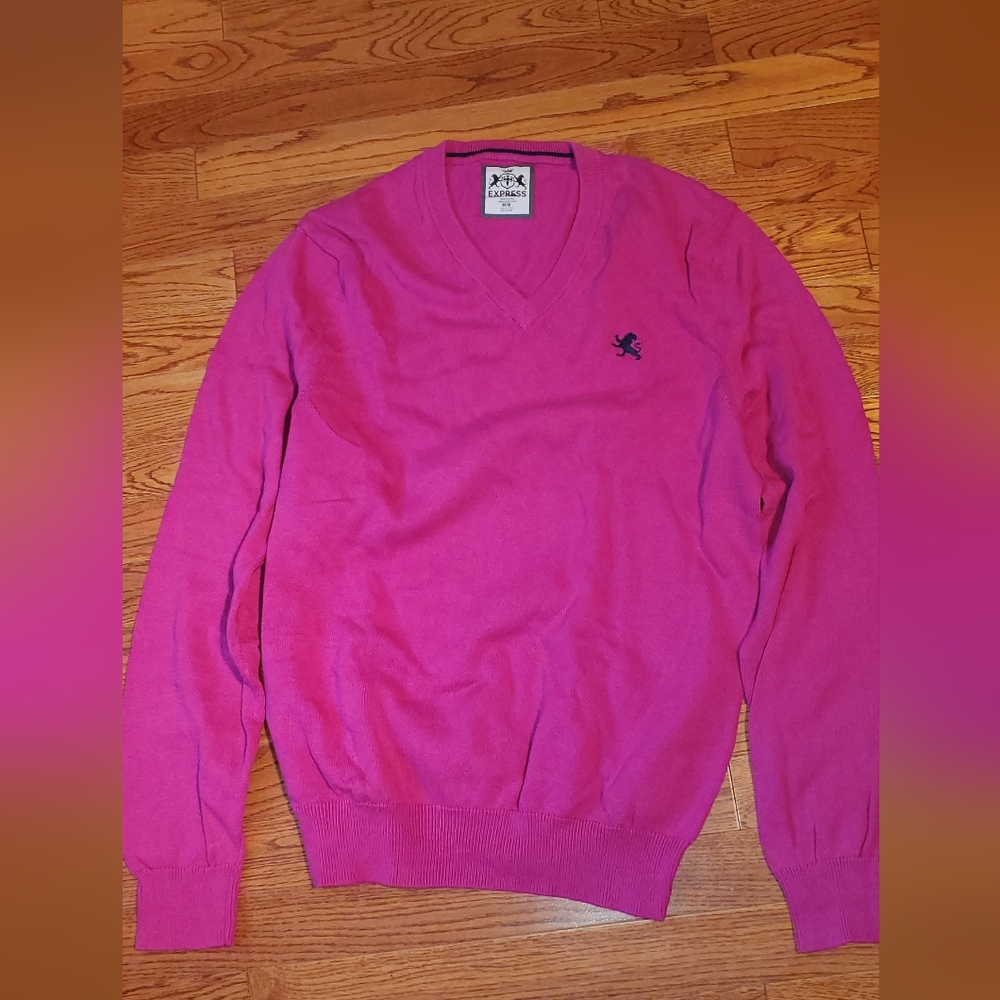 Men's Solid V-Neck  Sweater